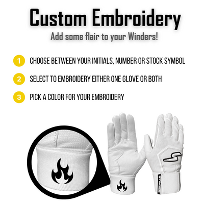 Winder Series Batting Gloves - Black Out